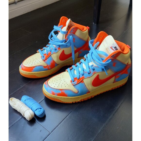 Nike Dunk High 1985 High SP | Safety Orange / Team Orange | Womens 10.5 (Mens 9) - Picture 4 of 13